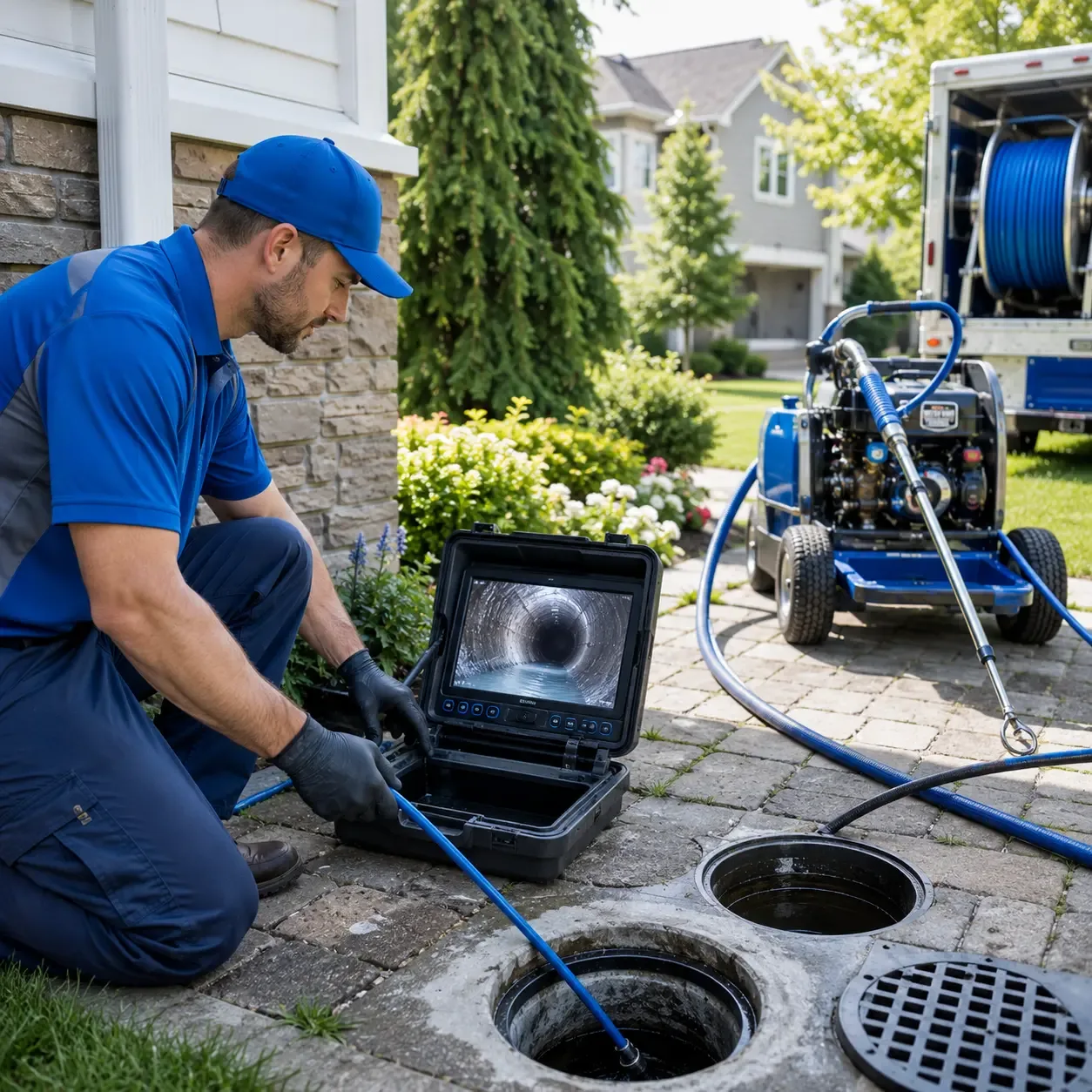 Outdoor drain cleaning professionals serving Dike, TX